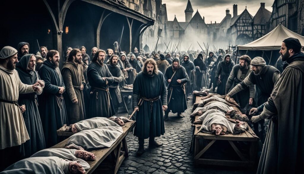 Black Death historical curiosities