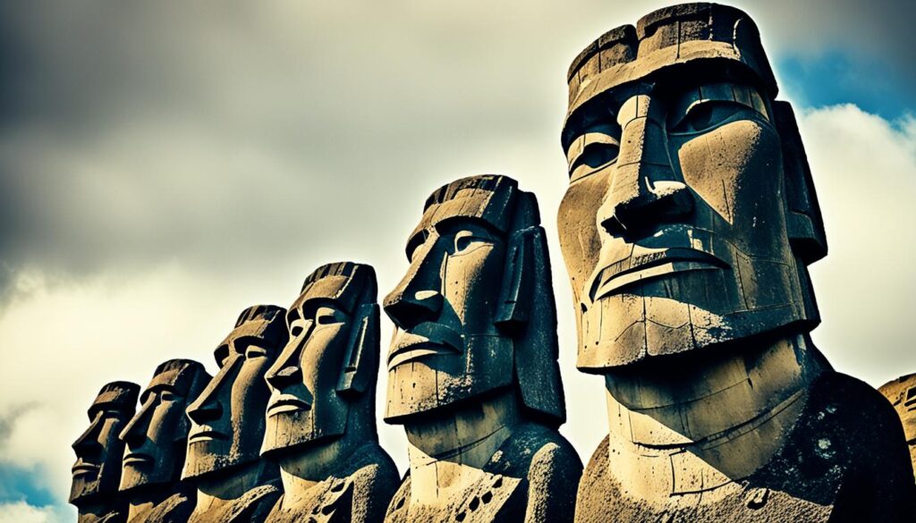 Moai statues