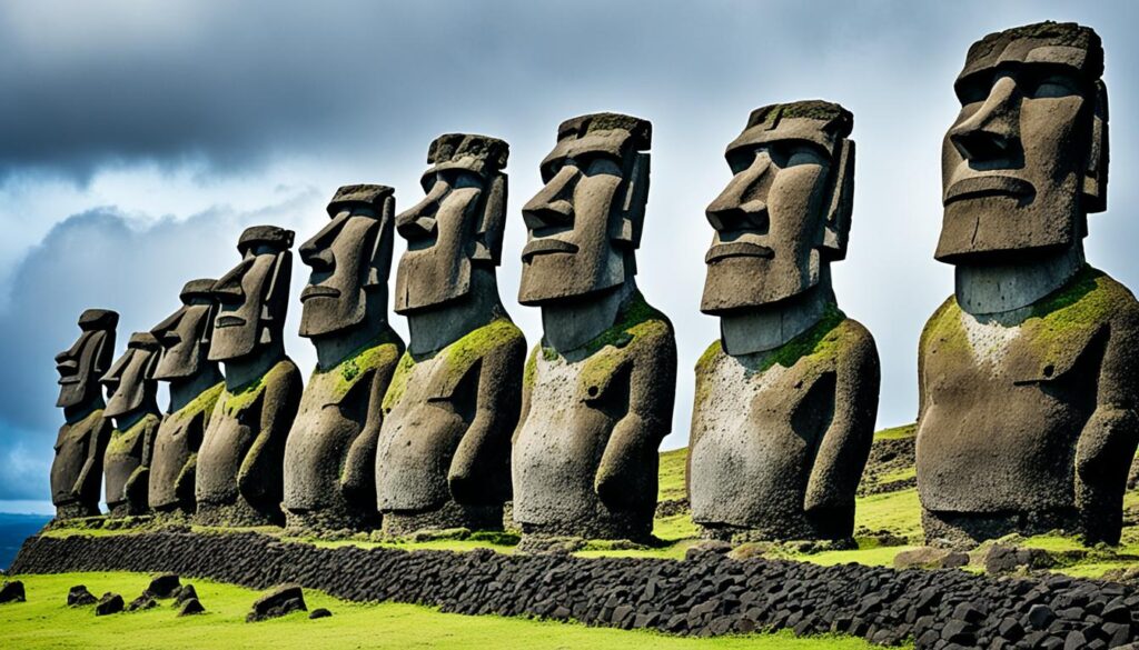 Moai statues