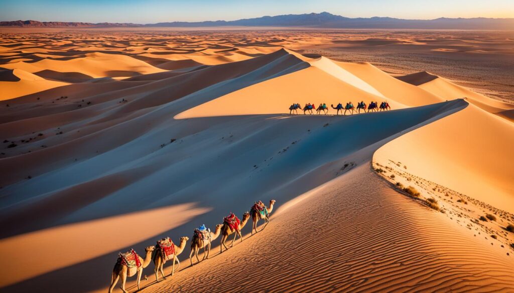 Silk Road caravans