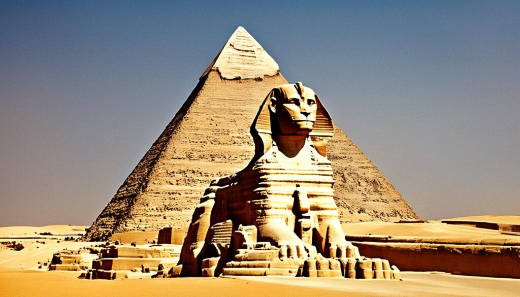Sphinx, guardian of the pyramids