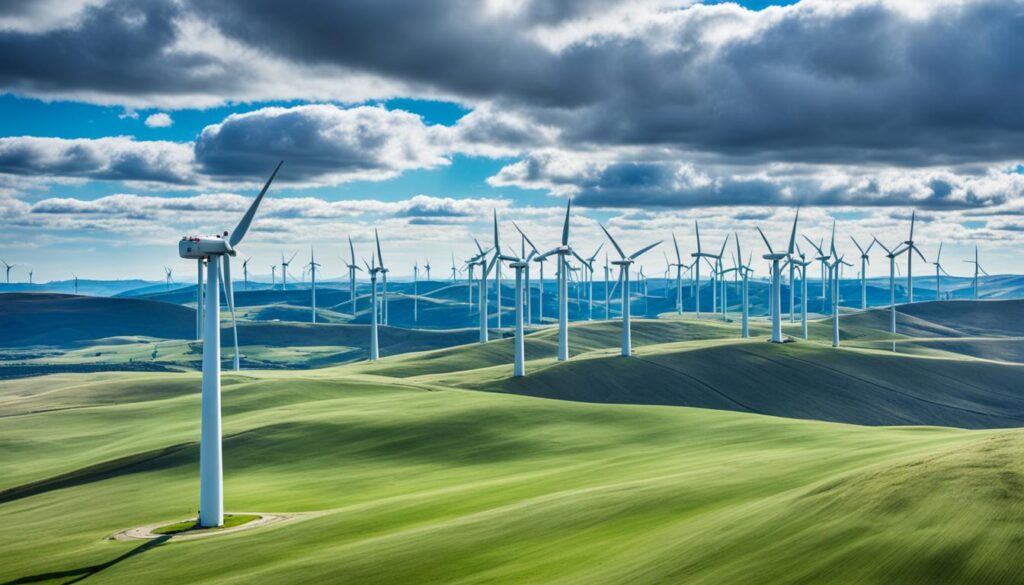 wind turbines